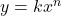 y = kx^n