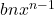 bnx^{n-1}